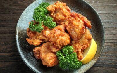 Karaage Chicken with Honey Lemon Sauce